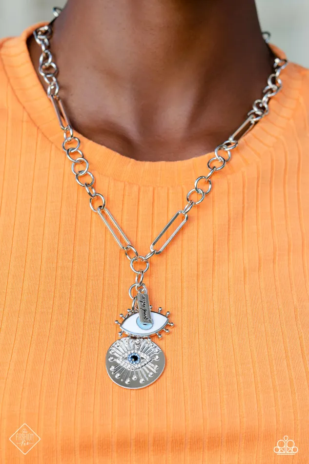 Necklaces Paparazzi Jewelry Paparazzi Necklace Friday Night VIBES Blue