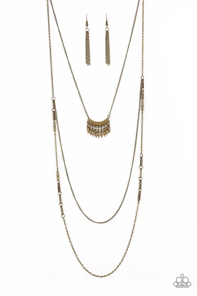 Paparazzi Jewelry Necklaces Paparazzi Necklace Homestead Harvest Brass