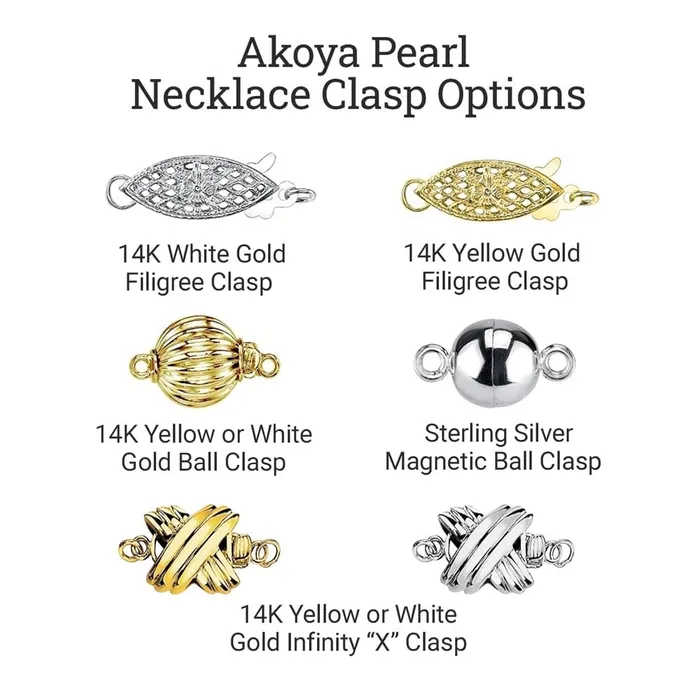 SPT Necklaces Black Japanese Akoya Pearl Necklace 8085mm AA Quality