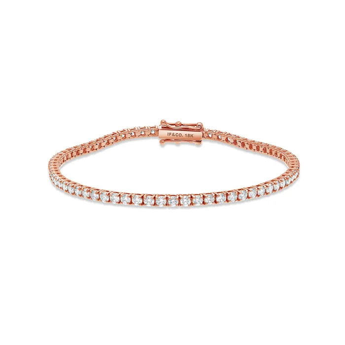 Vincent Diamond Tennis Bracelet 5Point IF Co Bracelets