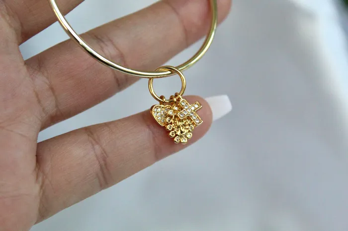 The Little Catholic Earrings Love and Faith Earrings