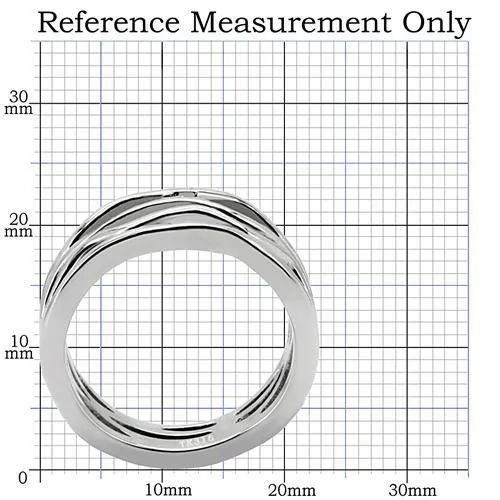 Alamode Rings TK154 High polished no plating Stainless Steel Ring with No Stone