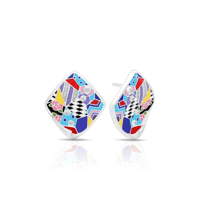 Belle Etoile Quilt Earrings Multi Belle Etoile Earrings