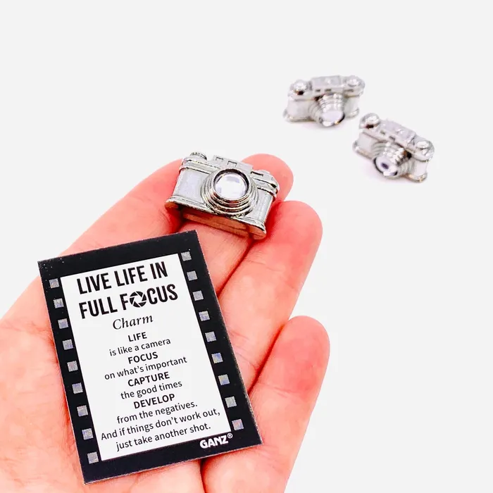 Charm Necklaces Live Life In Full Focus Pocket Charm PT102 GANZ