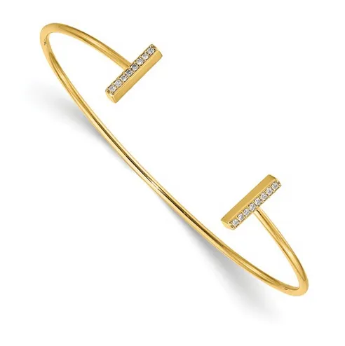 deBebians Diamond Bar Bangle Bracelet Bracelets