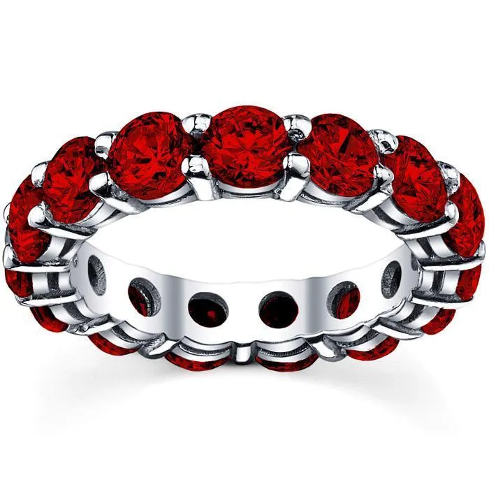 deBebians Rings 500 cttw Ruby Eternity Ring
