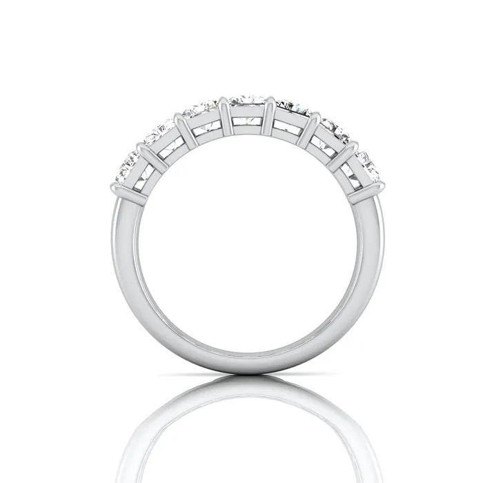 deBebians Rings Radiant Cut Lab Grown Diamond Seven Stone Ring 210cttw