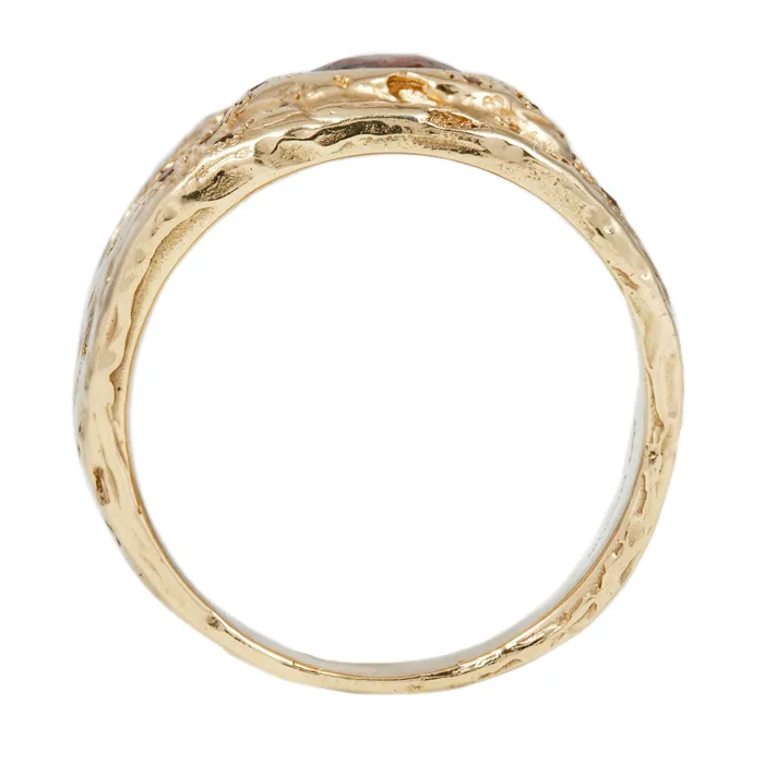 Ellis Mhairi Cameron XC Rose Cut Diamond Shield Ring Rings