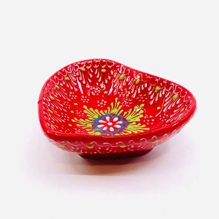 Heart Design Handmade Turkish Bowl 15 Natto USA Necklaces