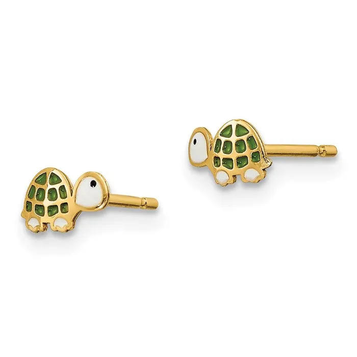 Jewelry Earrings Madi K Kids 14k Enamel Turtle Post Earrings Jewelry Earrings Madi K Kids 14k Enamel Turtle Post Earrings