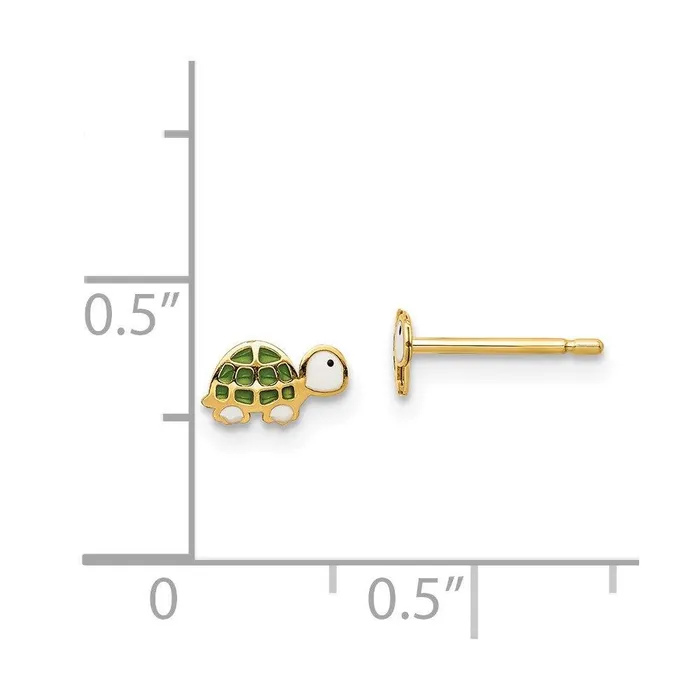 Jewelry Earrings Madi K Kids 14k Enamel Turtle Post Earrings Jewelry Earrings Madi K Kids 14k Enamel Turtle Post Earrings