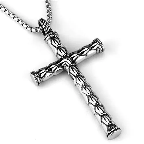 Necklaces Alamode TK1993 High polished no plating Stainless Steel Necklace with No Stone