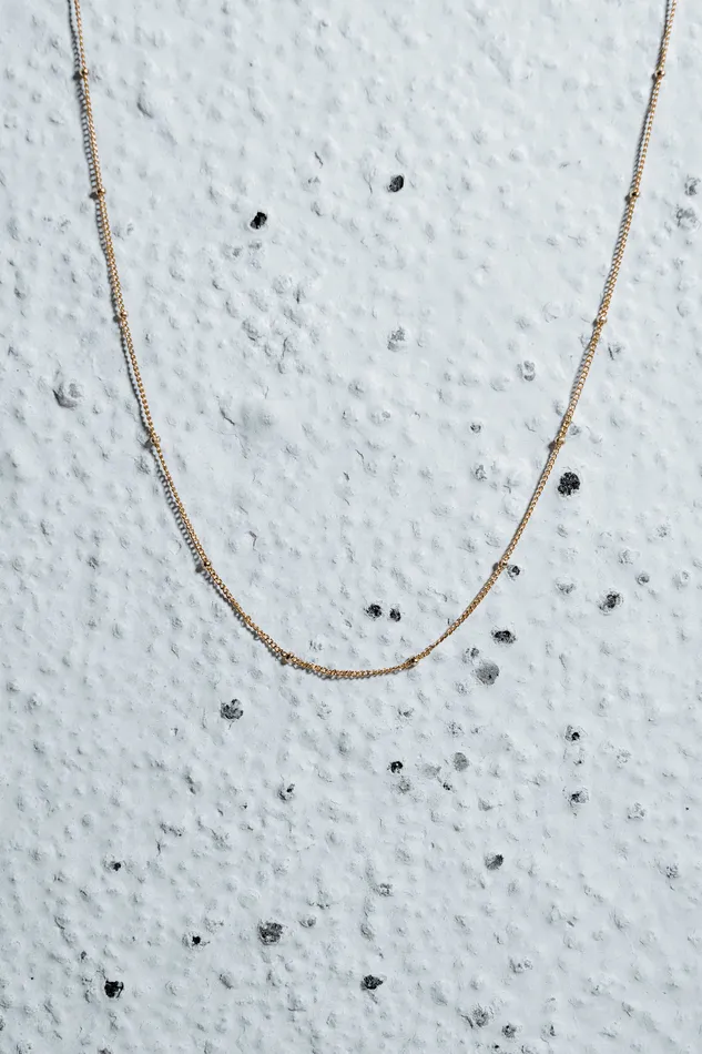 Necklaces Kty Little Bubble Choker Necklace Gold