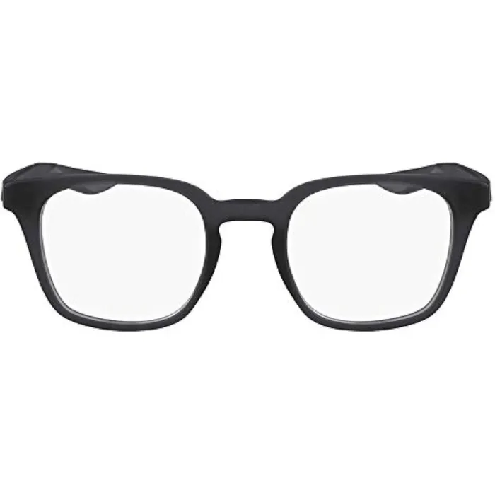 Nike Mens Eyeglasses Anthracite Square FullRim Plastic Frame NIKE 7114 21 Nike Rings