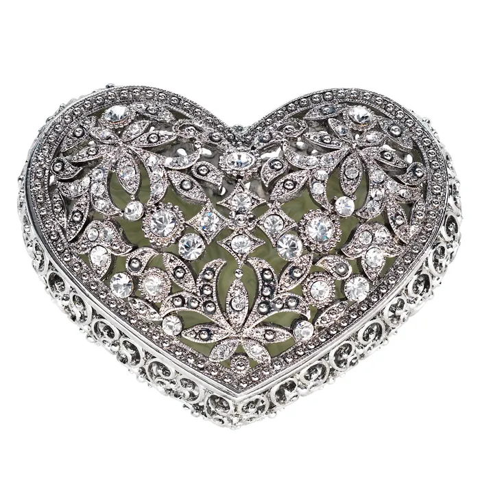 Olivia Riegel Necklaces Olivia Riegel Silver Luxembourg Heart Box