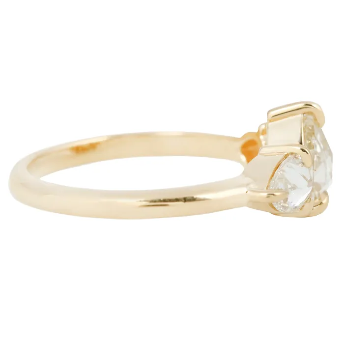 Rings Bright Trio Diamond Ring Lauren Wolf Jewelry