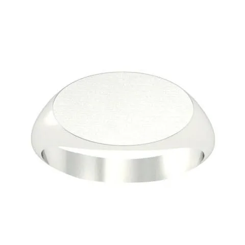 Rings deBebians Elongated Oval Signet Ring for Women 13mm x 8mm