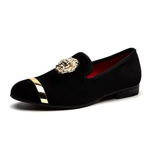 Rings Divine Inspiration Styles MEIJIANA Mens Genuine Velvet Leather Burgundy Red Loafers With Medallion Ring Designer Shoes