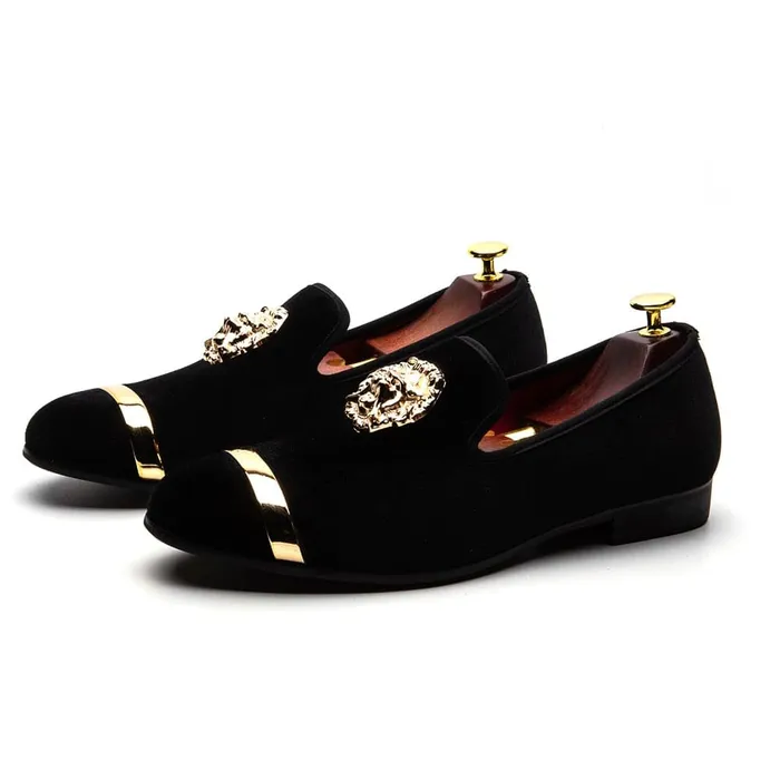 Rings Divine Inspiration Styles MEIJIANA Mens Genuine Velvet Leather Burgundy Red Loafers With Medallion Ring Designer Shoes