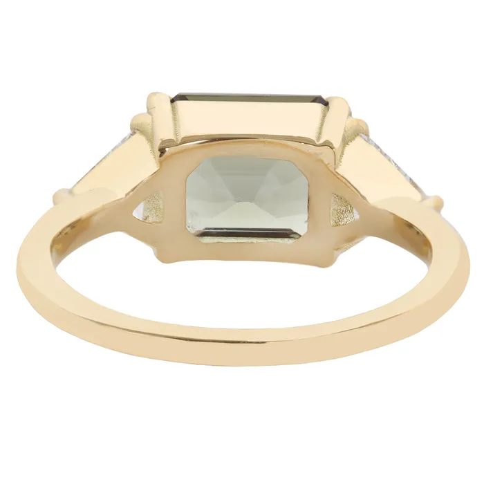 Rings Lauren Wolf Jewelry Sapphire Diamond Horizon Ring