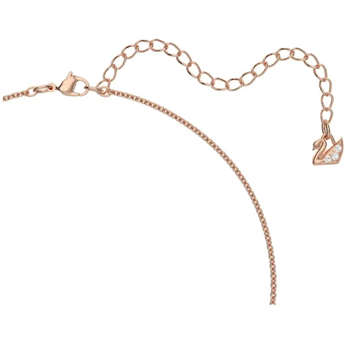 Swarovski Womens Pendant Teddy Pink Crystal Rose Gold Lobster Clasp 5642976 Swarovski Necklaces