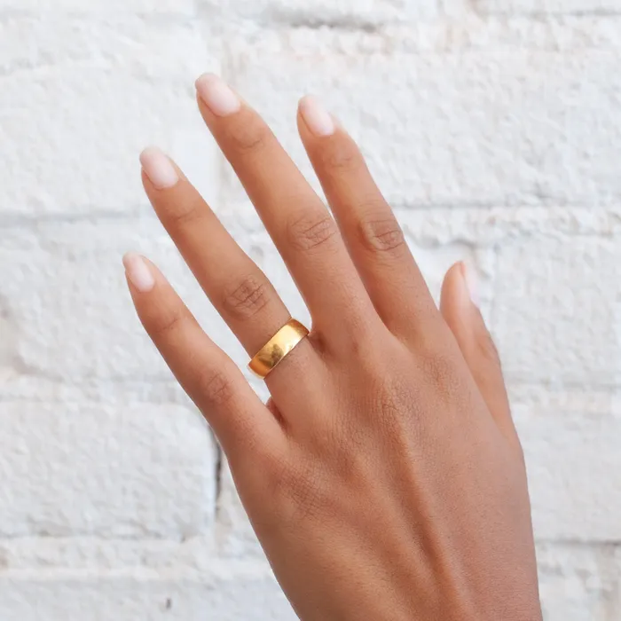 Vintage Gold Cigar Band Antique Vintage Jewelry Rings