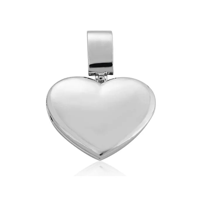 VVS Jewelry Necklaces VVS Jewelry Custom Heart Locket Photo Chain
