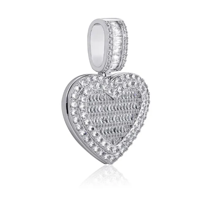 VVS Jewelry Necklaces VVS Jewelry Custom Heart Locket Photo Chain