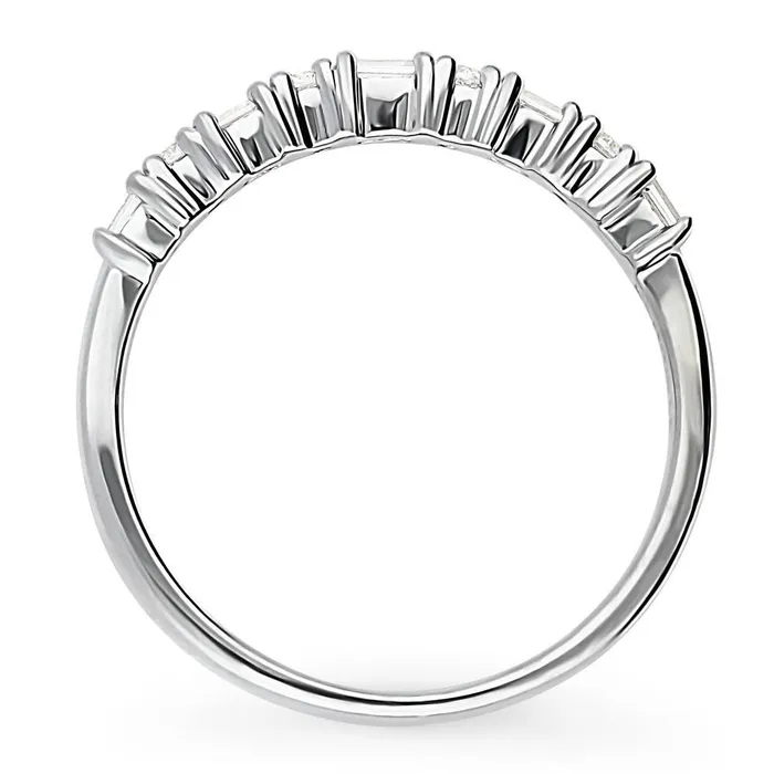 Art Deco CZ Eternity Ring in Sterling Silver BERRICLE Rings