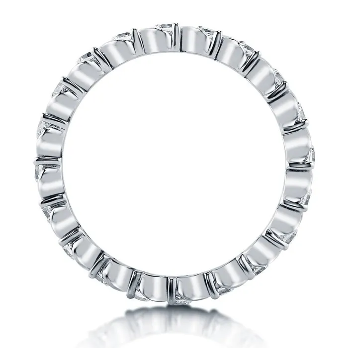 BERRICLE Rings CZ Eternity Ring in Sterling Silver