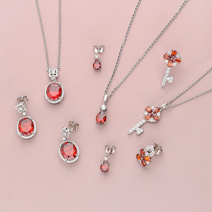 BERRICLE Rings Key Key and Lock CZ Set in Sterling Silver