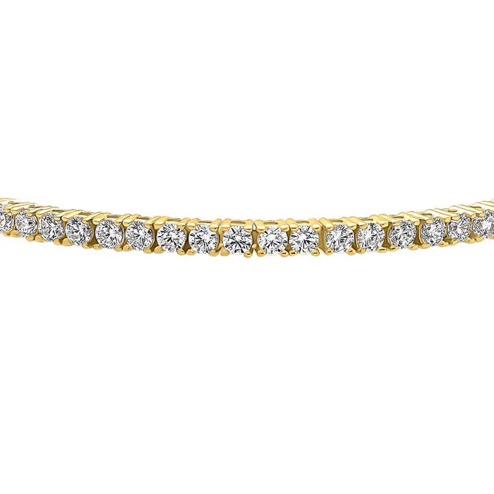 Bracelets CZ Tennis Bracelet in Gold Flashed Sterling Silver BERRICLE