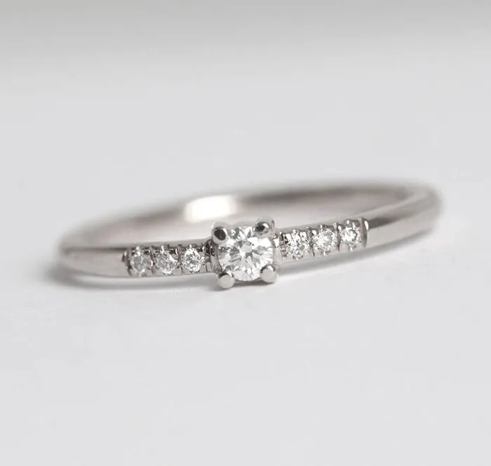 Capucinne Rings Ria Diamond Ring