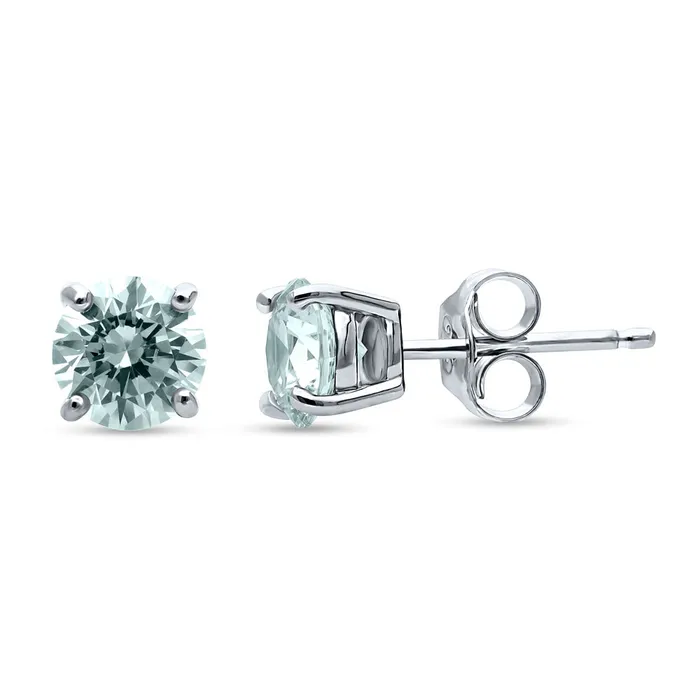 Earrings BERRICLE Solitaire 16ct CZ Stud Earrings in Sterling Silver