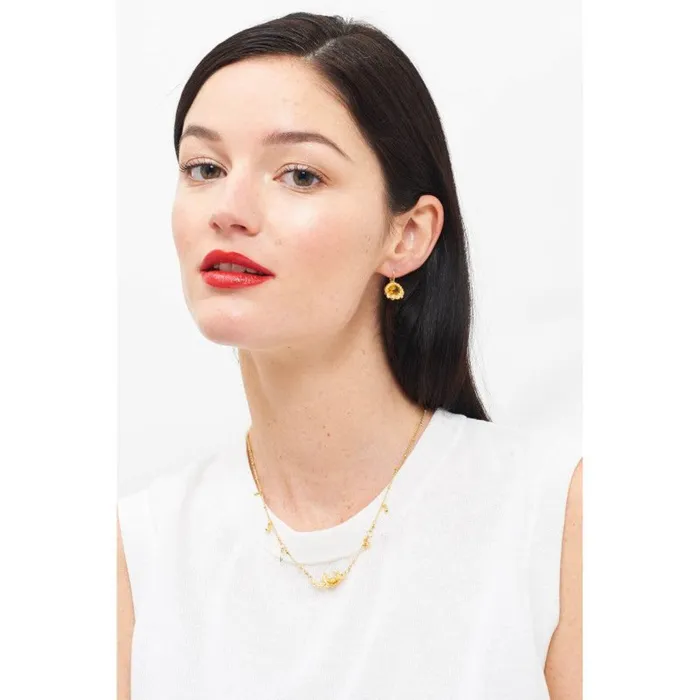 Earrings Les Nereides Les NereidesSunflower Dormeuses EarringsOne Size