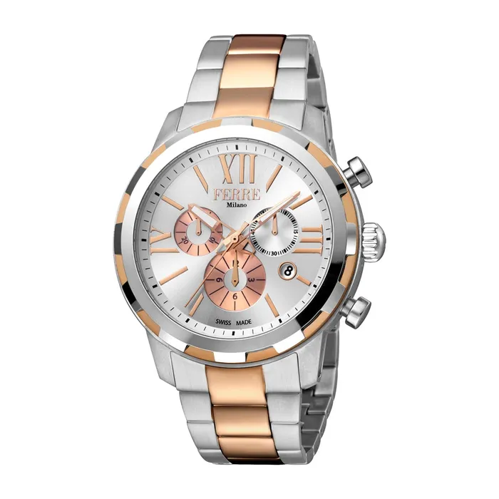 Ferre Milano Mens Two Tone Chronograph Watch Ferre Milano Rings