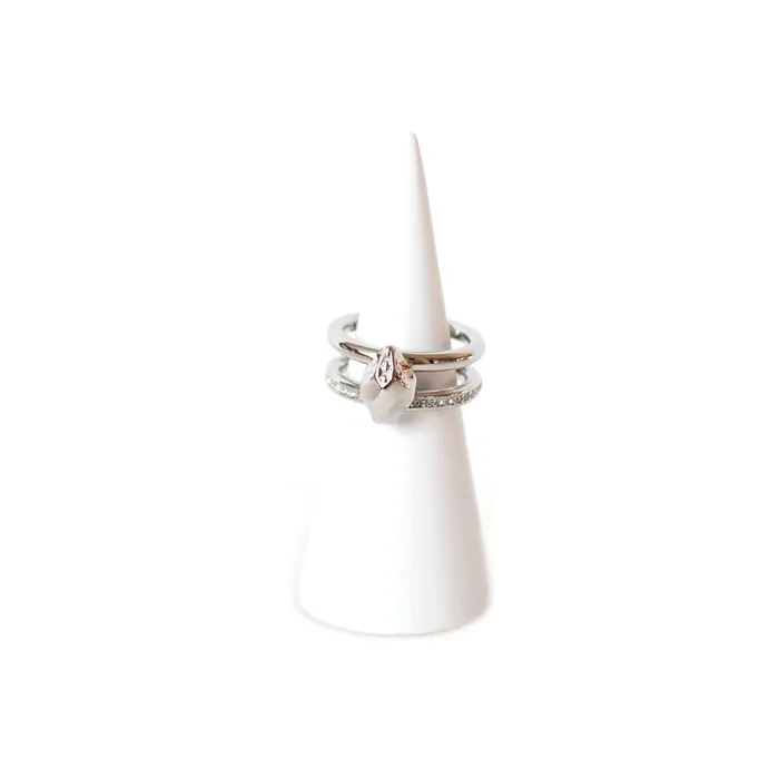 Just Cavalli Ring Two Hole With Snake Head Stone Just Cavalli Rings