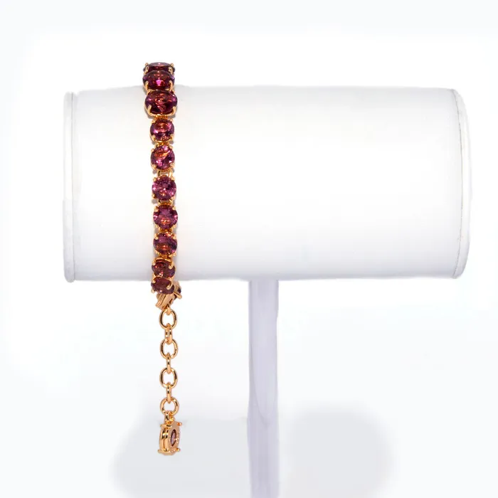 Les Nereides Single Row Plum De Luxe Bracelet Les Nereides Bracelets