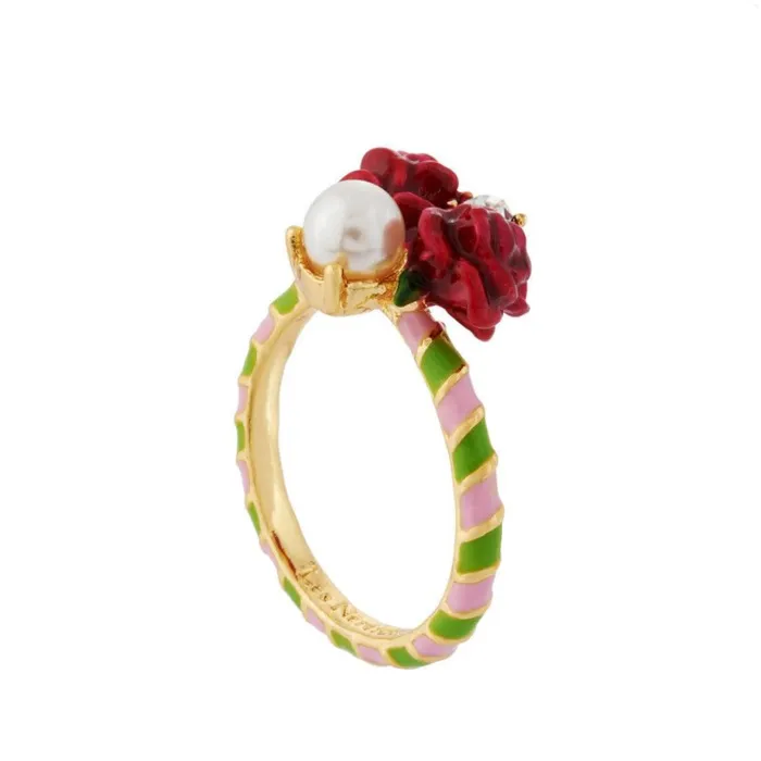 Rings Les Nereides Roses And Pearl Ring Les Nereides