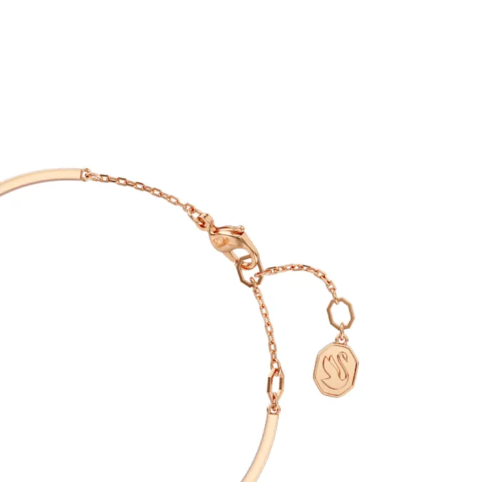 Rings Swarovski Swarovski Hyperbola Bangle Infinity White Rose goldtone plated Medium