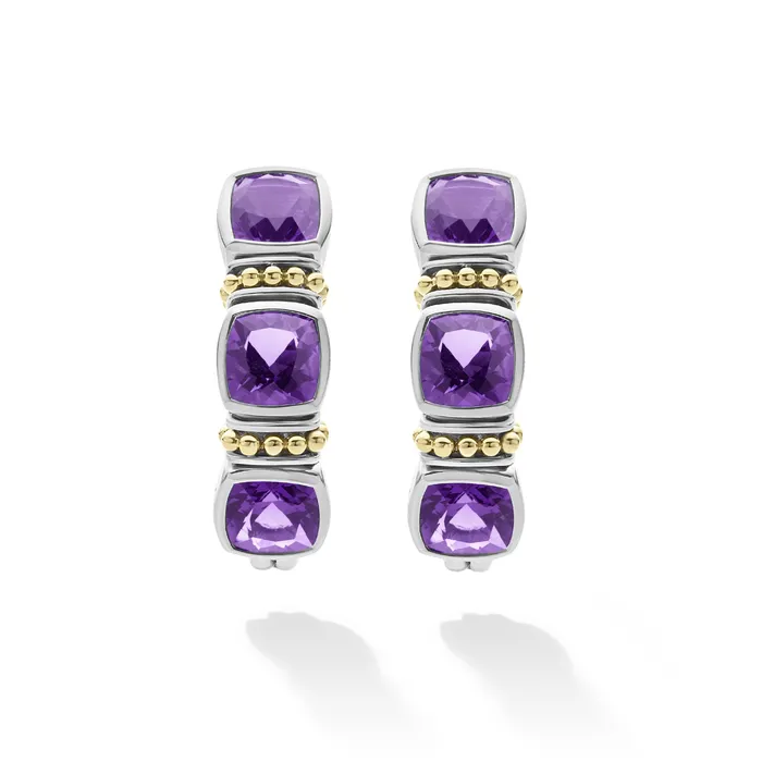 Rittenhouse Amethyst Hoop Earrings LAGOS Earrings Rittenhouse Amethyst Hoop Earrings LAGOS Earrings