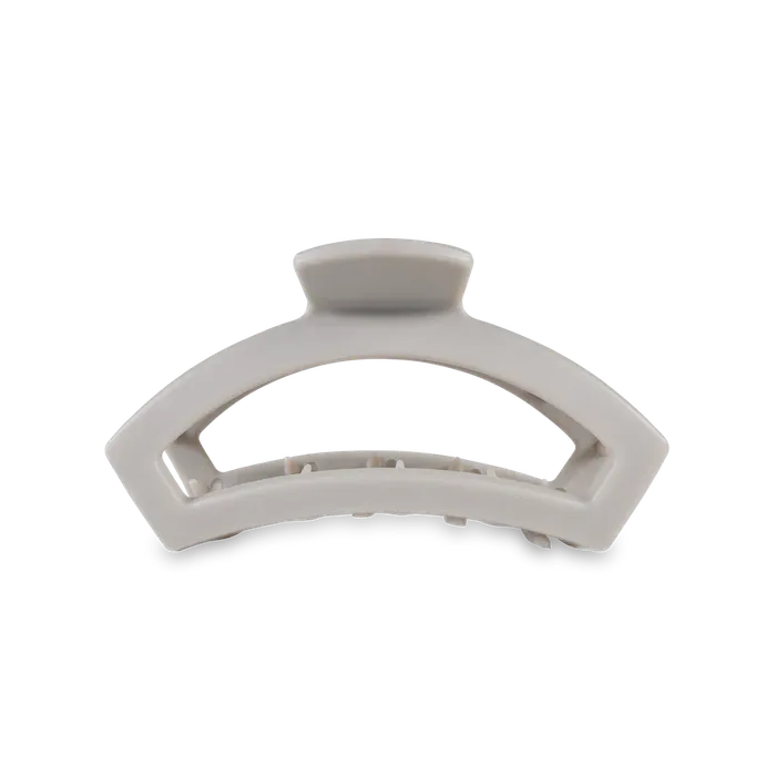 Teleties Rings Small Teleties Open Claw Clip Silver Flames