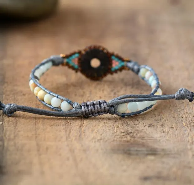 WickedAF Bracelets The Amazonite Eye Bracelet
