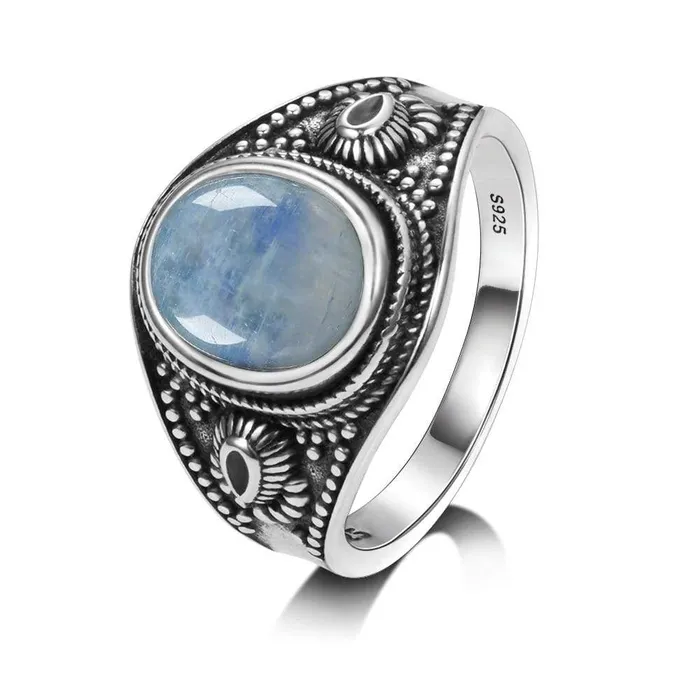 WickedAF Rings Natural Quartz Sterling Silver Ring