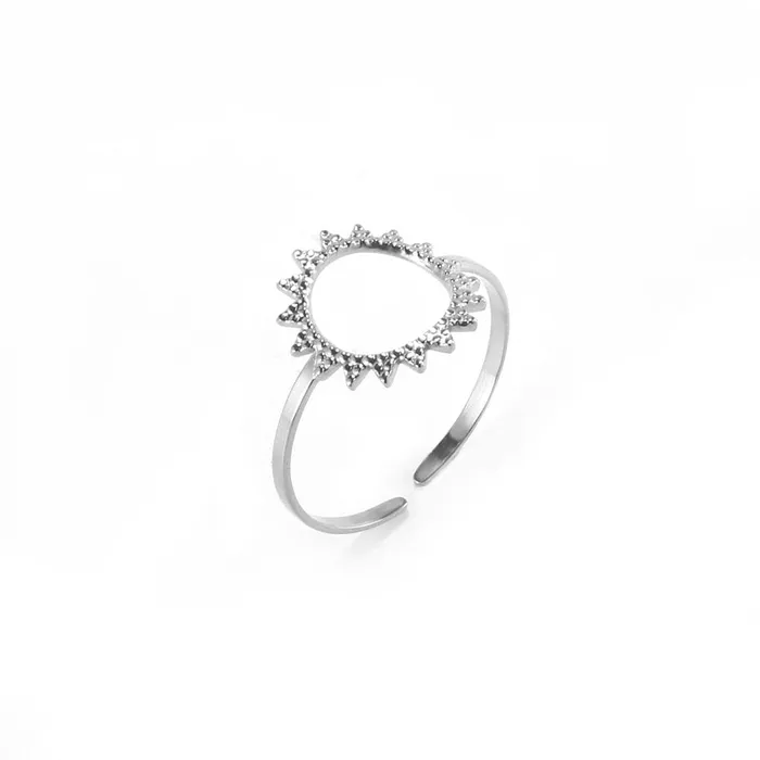 wickedafstore Rings Gold Sun Statement Ring